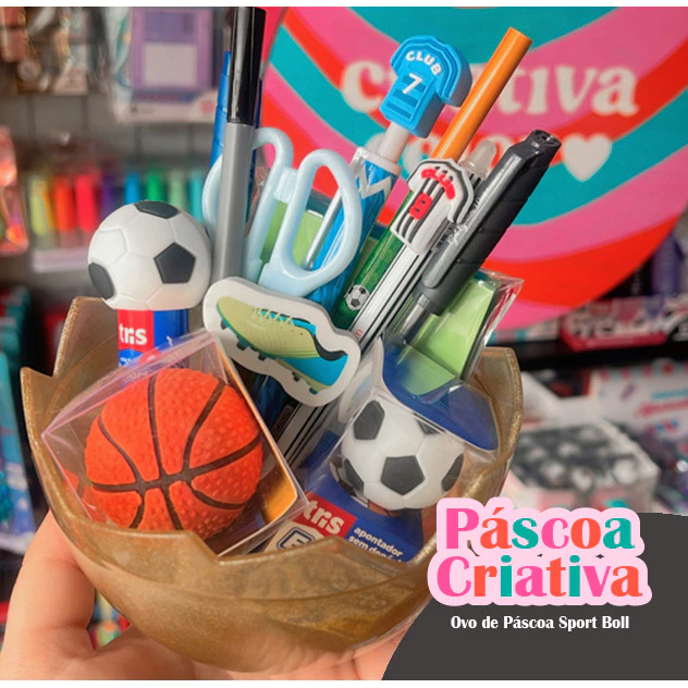 Tema Esporte Páscoa criativa