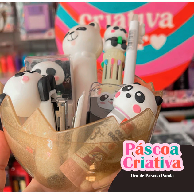 Tema Panda Páscoa criativa