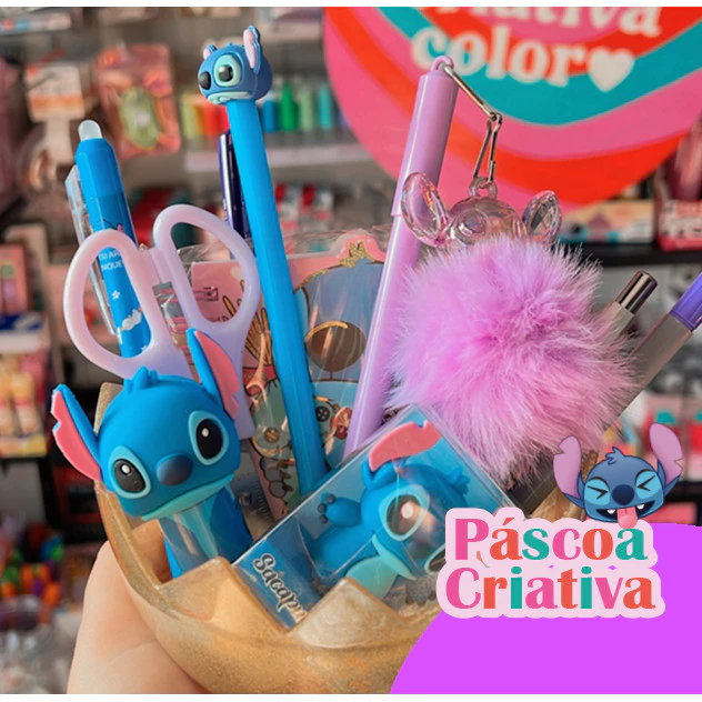 Tema Stitch Páscoa criativa