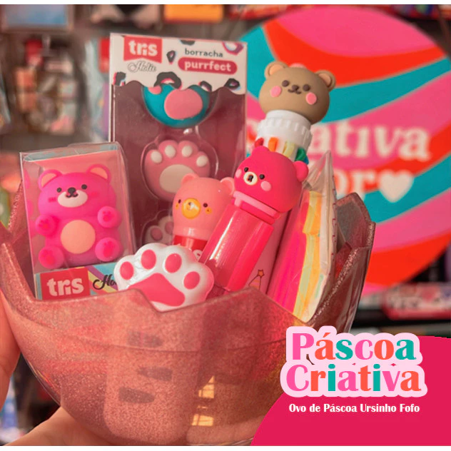 Tema Urso Páscoa criativa