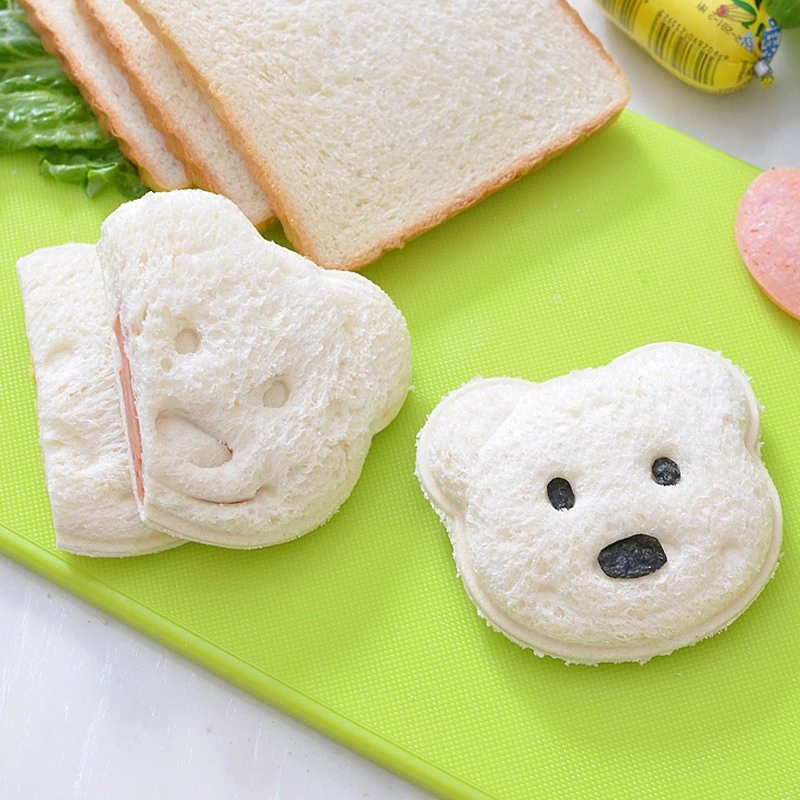 Urso molde sanduíche