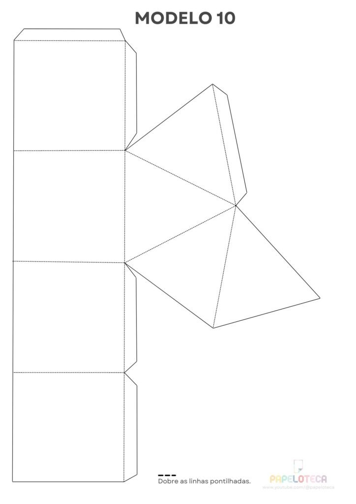 Modelo 10 - Caixinha Molde