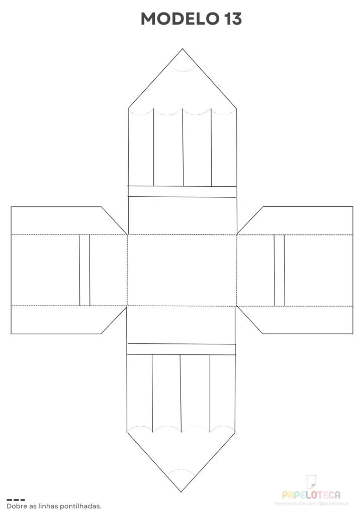 Modelo 13 - Caixinha Molde
