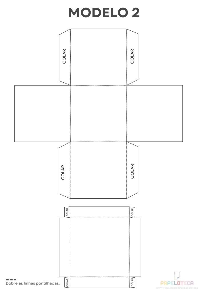 Modelo 2- Caixinha Molde