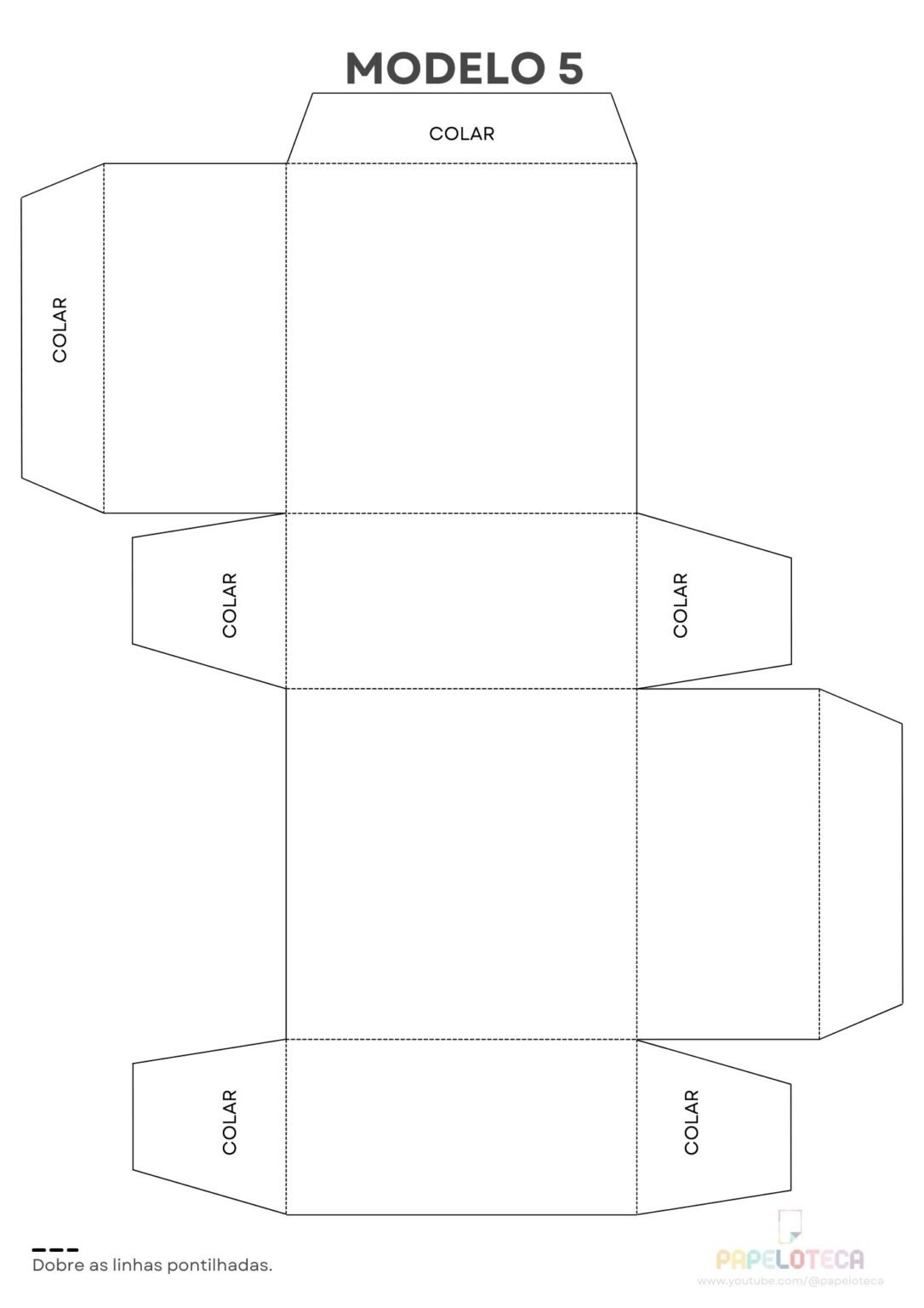 Moldes de Caixas para Imprimir e Montar