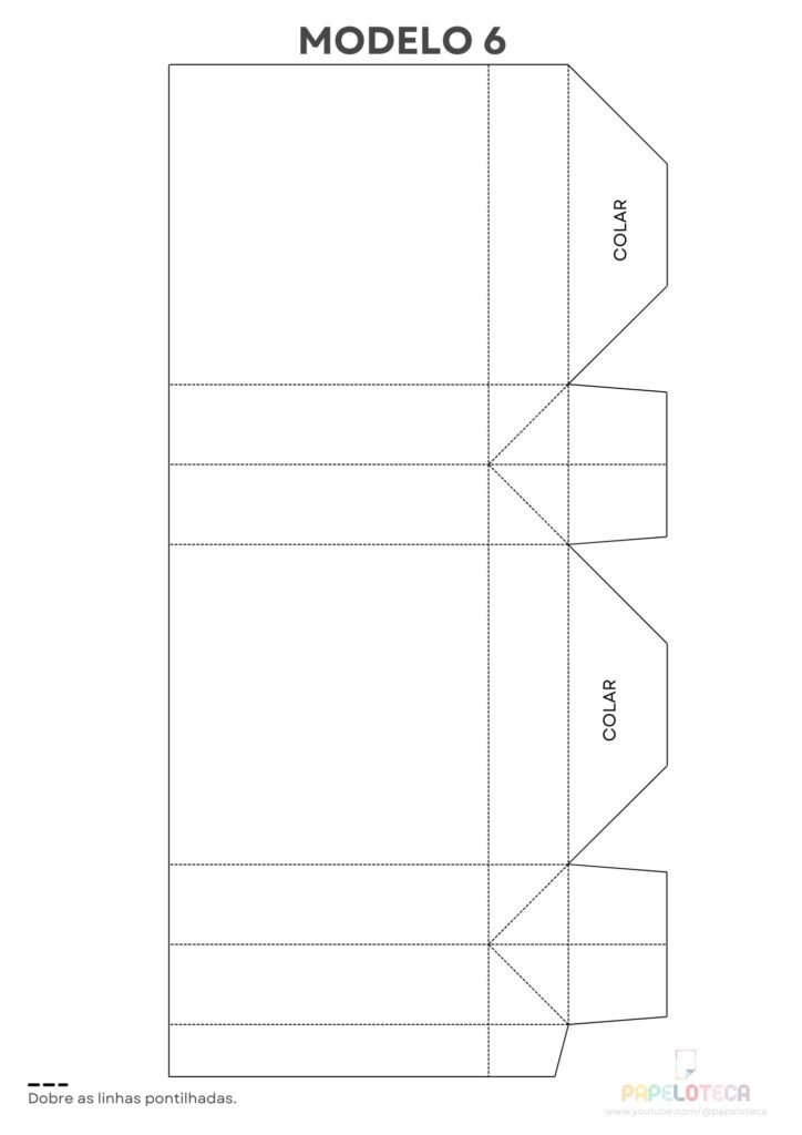 Modelo 6 - Caixinha Molde