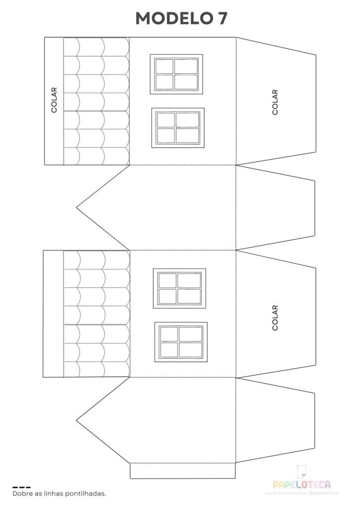 Modelo 7 - Caixinha Molde