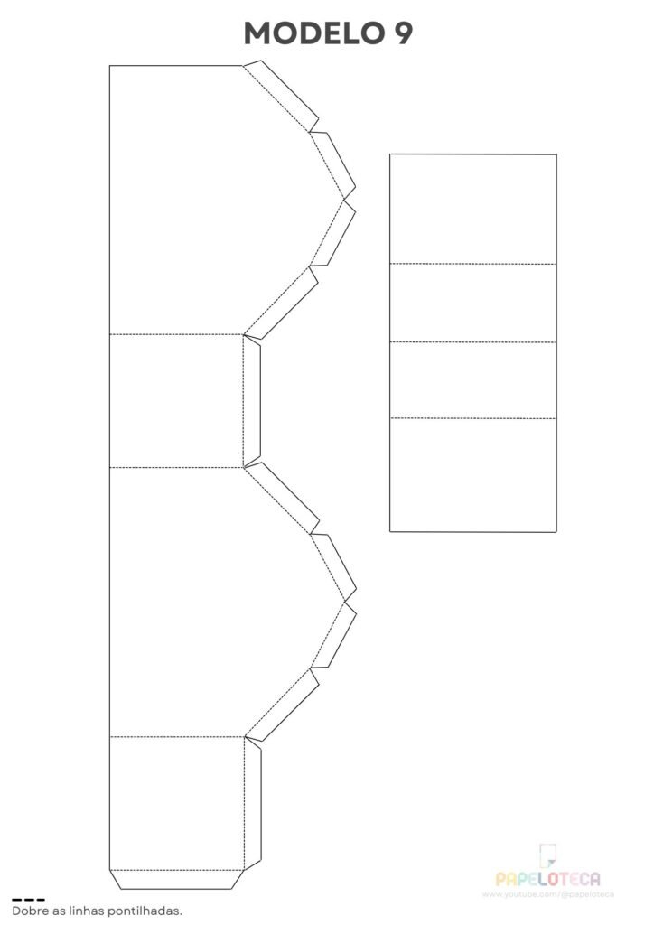 Modelo 9 - Caixinha Molde