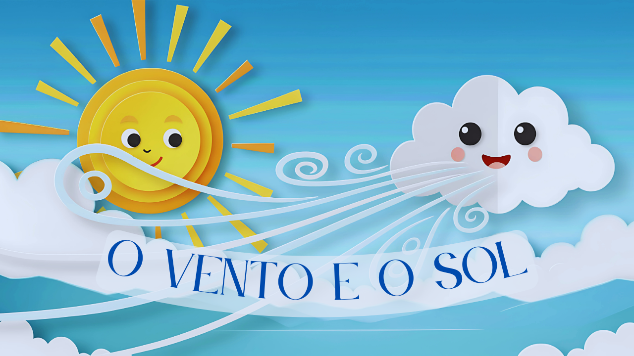 Historinha Infantil sobre Gentileza - O Vento e o Sol