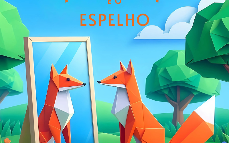 A raposa e o espelho – história infantil para ler e aprender