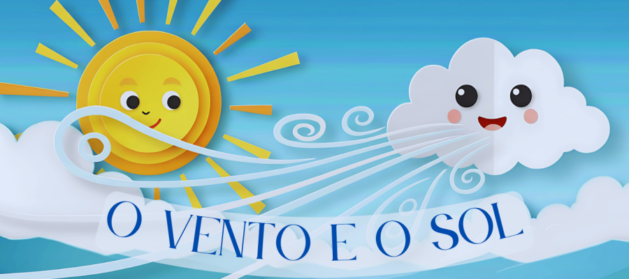 Historinha Infantil sobre Gentileza - O Vento e o Sol