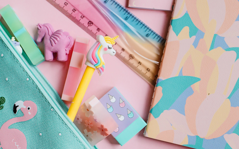 Kit papelaria fofa