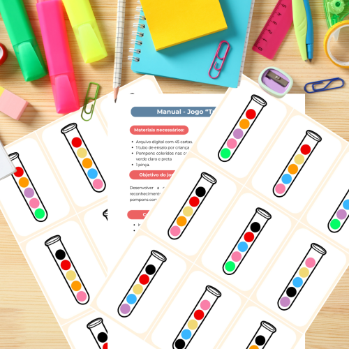 Jogos Educativos Tubo das Cores
